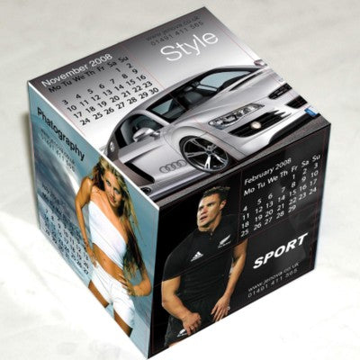 Branded Promotional CALENDAR MAGIC PUZZLE CUBE Puzzle From Concept Incentives.