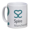 Branded Promotional CAMBRIDGE CERAMIC POTTERY MUG in White Mug From Concept Incentives.