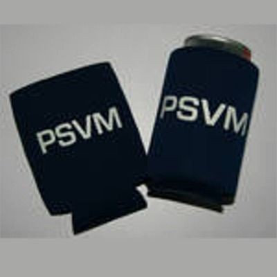 Branded Promotional CUSTOM NEOPRENE CAN STUBBY COOLER in Black Can Cooler From Concept Incentives.