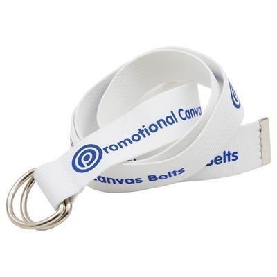 Branded Promotional CANVAS BELT with D-ring Belt From Concept Incentives.
