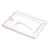 Branded Promotional BLANK STOCK HARD PLASTIC CARD HOLDER - LANDSCAPE Lanyard Accessory From Concept Incentives.