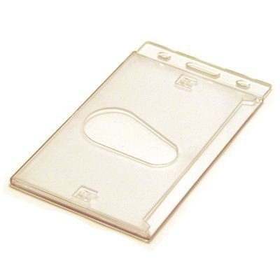 Branded Promotional BLANK STOCK HARD PLASTIC CARD HOLDER Lanyard Accessory From Concept Incentives.