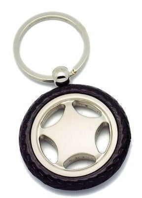 Branded Promotional CAR WHEEL KEYRING Keyring From Concept Incentives.