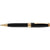 Branded Promotional CARNABY METAL BALL PEN in Black & Gold Pen From Concept Incentives.