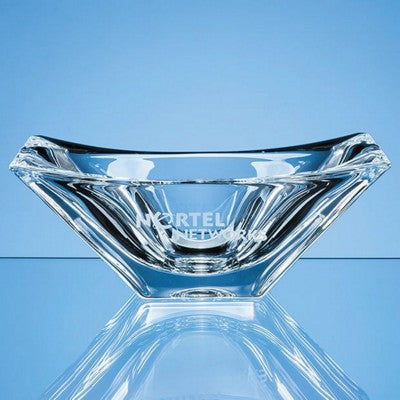 Branded Promotional CRYSTALITE OKINAWA TAPERED GLASS BOWL Bowl From Concept Incentives.