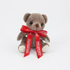 Branded Promotional 12CM BOW CHOCOLATE CANDY BEAR Soft Toy From Concept Incentives.