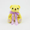 Branded Promotional 12CM BOW LEMON CANDY BEAR Soft Toy From Concept Incentives.