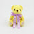 Branded Promotional 12CM BOW LEMON CANDY BEAR Soft Toy From Concept Incentives.