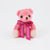 Branded Promotional 12CM BOW STRAWBERRY CANDY BEAR Soft Toy From Concept Incentives.