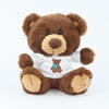 Branded Promotional 15CM CHARLIE BEAR with Bow Soft Toy From Concept Incentives.