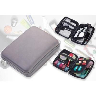 Branded Promotional TROIKA TRAVEL CASE ORGANIZER CASE with Zipper Conference Folder From Concept Incentives.