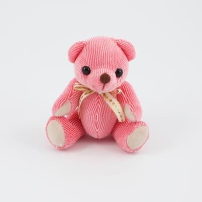 Branded Promotional 12CM PLAIN STRAWBERRY CANDY BEAR Soft Toy From Concept Incentives.