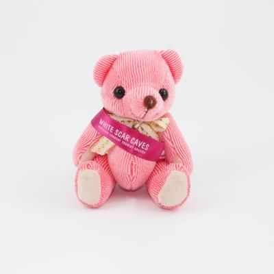 Branded Promotional 12CM SASH STRAWBERRY CANDY BEAR Soft Toy From Concept Incentives.