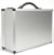 Branded Promotional CLASSIC 127 PRESENTATION BRIEFCASE in Silver Presentation Case From Concept Incentives.