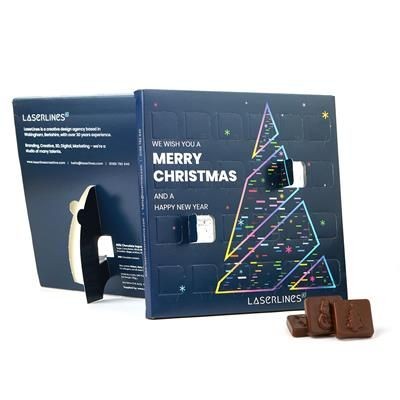 Branded Promotional CHOCOLATE DESKTOP ADVENT CALENDAR Calendar From Concept Incentives.