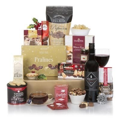 Branded Promotional CHRISTMAS CRACKER HAMPER Hamper From Concept Incentives.
