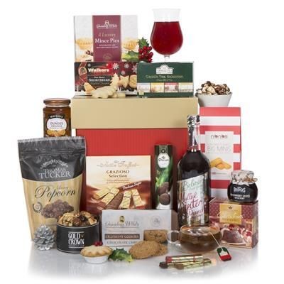 Branded Promotional LUXURY ALCOHOL FREE CHRISTMAS HAMPER Hamper From Concept Incentives.