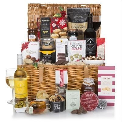Branded Promotional LUXURY TRADITIONAL CHRISTMAS HAMPER Hamper From Concept Incentives.