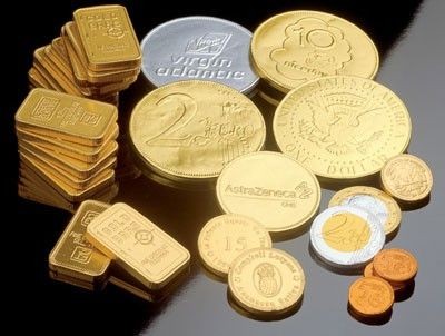 Branded Promotional CHOCOLATE GOLD BAR Chocolate From Concept Incentives.