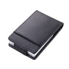 Branded Promotional TROIKA BLACK & SILVER CREDIT CARD CASE Credit Card Holder From Concept Incentives.