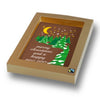 Branded Promotional PERSONALISED PRINTED CHOCOLATE CHRISTMAS CARD Chocolate From Concept Incentives.