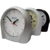 Branded Promotional PLASTIC DESK CLOCK with Alarm & Light Clock From Concept Incentives.