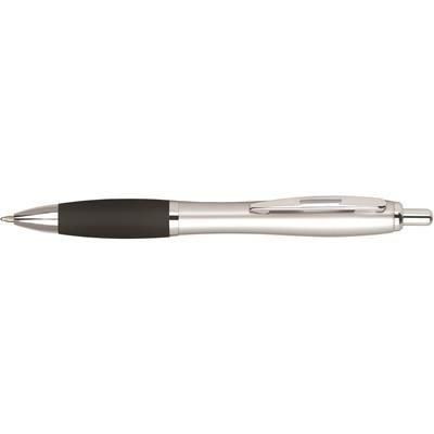 Branded Promotional CONTOUR DIGITAL ARGENT BALL PEN in Black Pen From Concept Incentives.