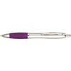 Branded Promotional CONTOUR DIGITAL ARGENT BALL PEN in Purple Pen From Concept Incentives.