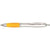 Branded Promotional CONTOUR DIGITAL ARGENT BALL PEN in Yellow Pen From Concept Incentives.