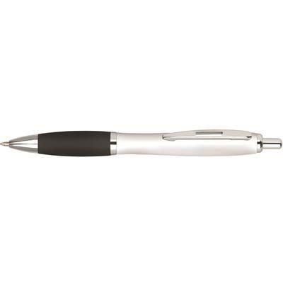 Branded Promotional CONTOUR DIGITAL ECO BALL PEN in Black Pen From Concept Incentives.