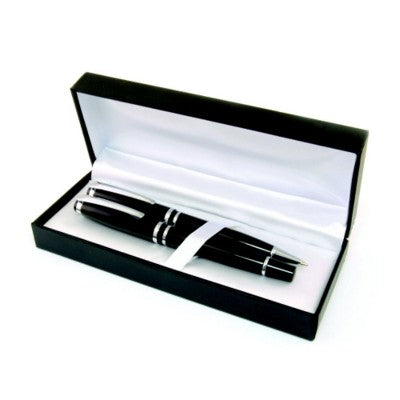 Branded Promotional THE CENTURION PEN SET in Black Pen Set From Concept Incentives.