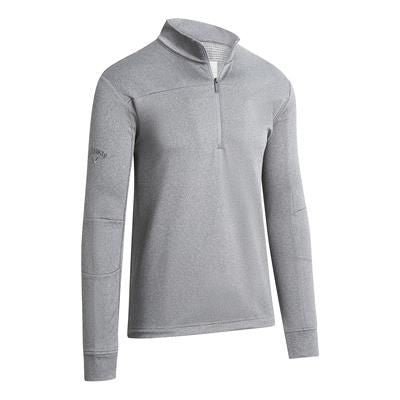 Branded Promotional CALLAWAY GENTS PIECED WAFFLE QUARTER ZIP GOLF PULLOVER Jumper From Concept Incentives.