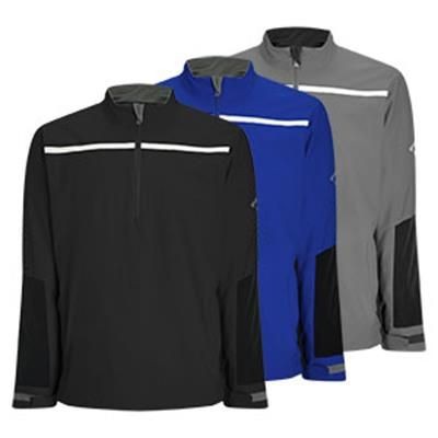 Branded Promotional CALLAWAY 1-4 ZIP CHEST STRIPE WIND JACKET Jacket From Concept Incentives.
