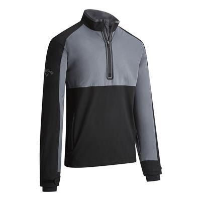 Branded Promotional CALLAWAY GENTS CUBE BLOCK QUARTER ZIP GOLF WIND JACKET Jacket From Concept Incentives.