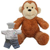 Branded Promotional PRINTED PROMOTIONAL SOFT TOY 20CM MAX MONKEY with Chef Outfit Soft Toy From Concept Incentives.