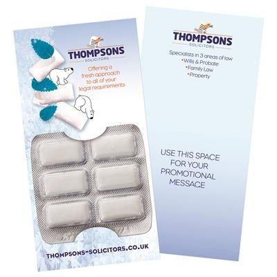 Branded Promotional CHEWING GUM PACK Chewing Gum From Concept Incentives.