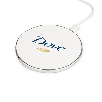 Branded Promotional CURVE CORDLESS CHARGER Charger From Concept Incentives.