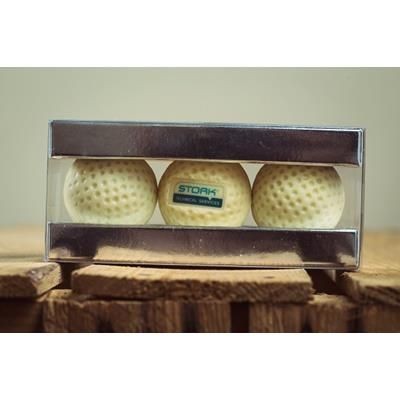 Branded Promotional PERSONALISED CHOCOLATE GOLF BALL Chocolate From Concept Incentives.