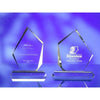 Branded Promotional IRREGULAR GLASS AWARD TROPHY Award From Concept Incentives.