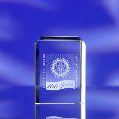 Branded Promotional CREST GLASS AWARD TROPHY Award From Concept Incentives.