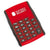 Branded Promotional GAUSS CALCULATOR in Red Calculator From Concept Incentives.