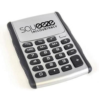 Branded Promotional GAUSS CALCULATOR in Silver Calculator From Concept Incentives.