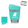 Branded Promotional PANTONE MATCHED GLASS COFFEE CUP Coffee Glass From Concept Incentives.