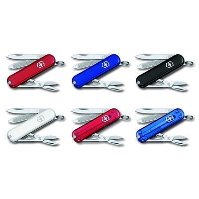 Branded Promotional VICTORINOX CLASSIC SD SWISS ARMY KNIFE Knife From Concept Incentives.