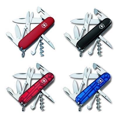 Branded Promotional VICTORINOX CLIMBER SWISS ARMY KNIFE Knife From Concept Incentives.