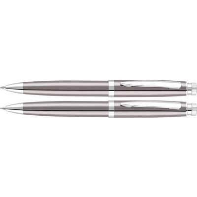 Branded Promotional CLASSIC MULTI FUNCTION METAL PEN in Gunmetal Grey Pen From Concept Incentives.