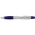 Branded Promotional CONTOUR MAX BALL PEN & HIGHLIGHTER in Silver & Blue Pen From Concept Incentives.