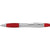 Branded Promotional CONTOUR MAX BALL PEN & HIGHLIGHTER in Silver & Red Pen From Concept Incentives.