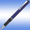 Branded Promotional CONCERTO NO 1 BALL PEN in Blue with Black Grip & Silver Trim Pen From Concept Incentives.