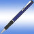 Branded Promotional CONCERTO NO 1 BALL PEN in Blue with Black Grip & Silver Trim Pen From Concept Incentives.